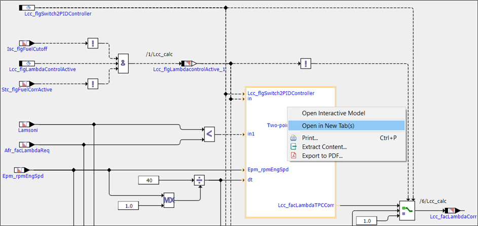 Open in New Tab Document Explorer