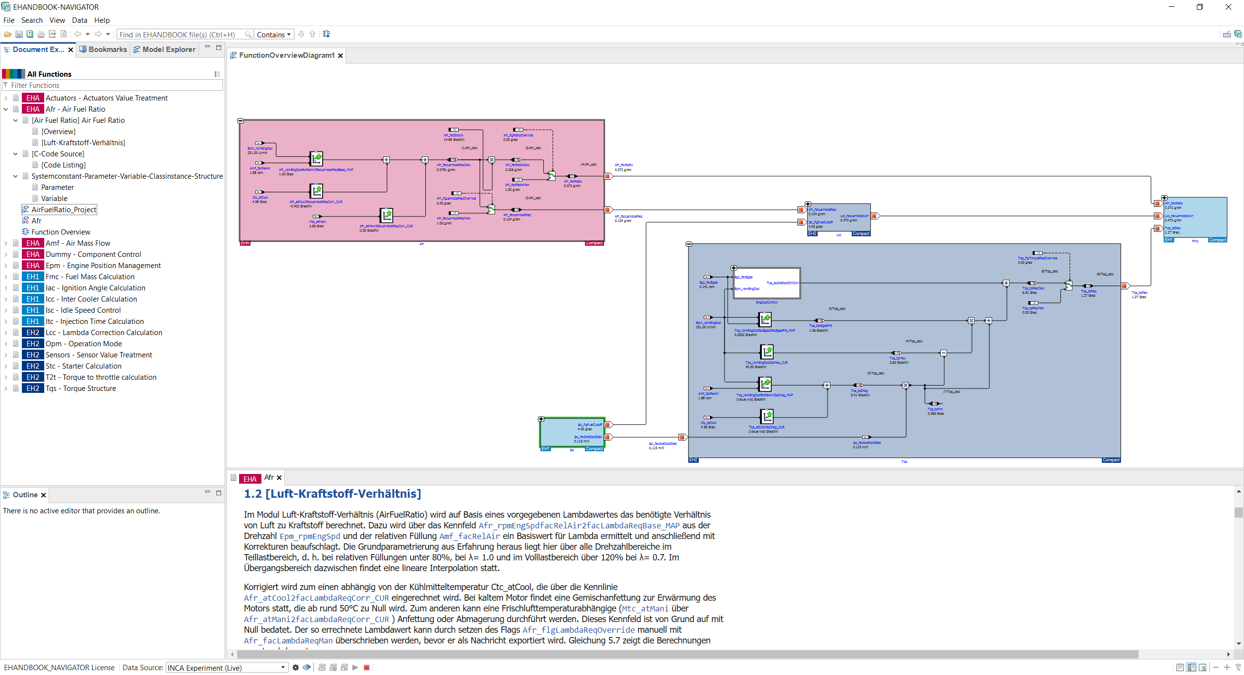 ehandbook navigator screenshot