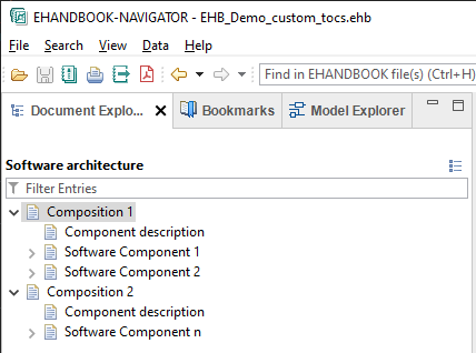 Document Explorer Custom ToC 2