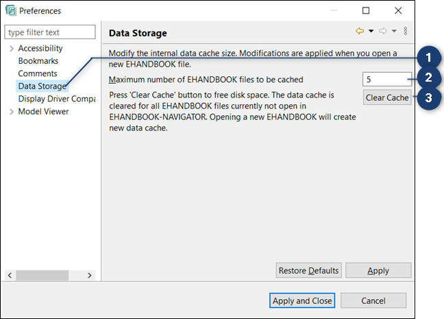 Preferences Data Storage